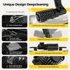 Stainless Steel Electric Wireless Rotary Grill Brush 3-Speed 180° Adjustable Wireless Grill Brush with Gloves BBQ Cleaner Brush