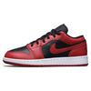 Air Jordan 1 Low Grade School 'Reverse Bred' (Unisex) Gym Red / Black / Gym Red / White Kids' Basketball Shoes 553560 606