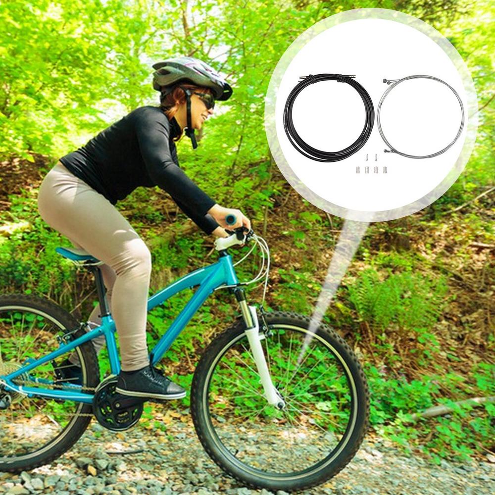 BMX Brake Cable Biking Cable Kit Shift Lines Cycling Gear Cable Shift Derailleur Cable Shifter Cable Replacement Set For