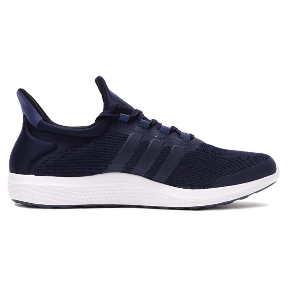 Adidas Bounce Cushioning, Wear Resistant Low top Running Shoes Men's Dark Blue AQ3588