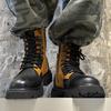 Fashion New autumn and winter boots Fashion Men's Luxury High Quality style Leisure Outdoor Thick soled Casual lace up hot selling shoes