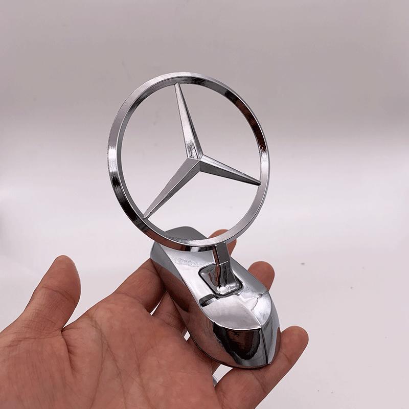 Mercedes-Benz Emblem, Mercedes-Benz Front Emblemhood Emblem Car logo3D Metal Emblem for the Hood of a Mercedes-Benz
