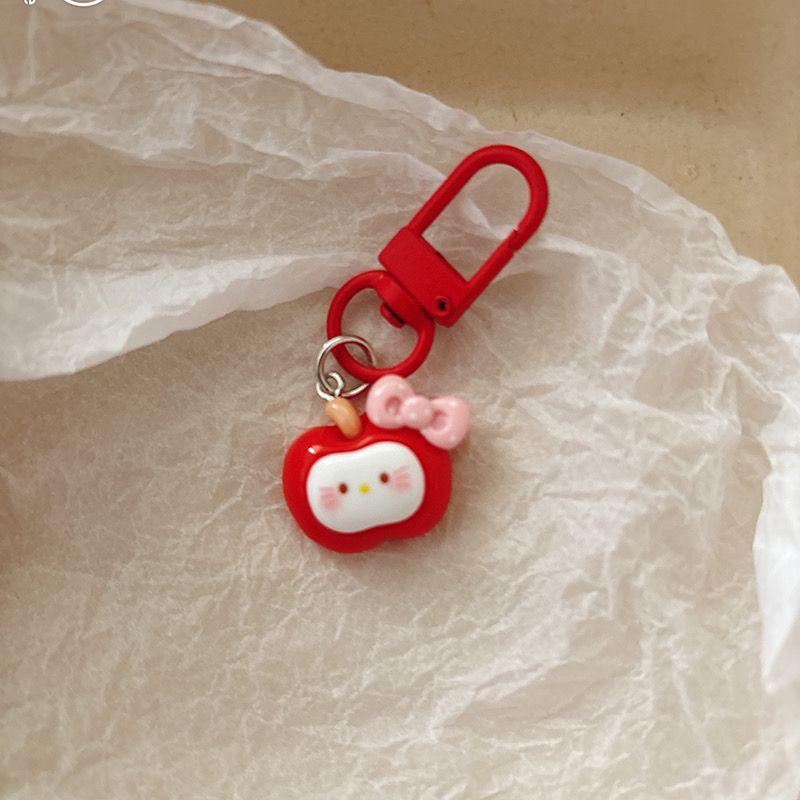 Resin Cat Keychain Pendant: Cute Charm for Backpack or Graduation Gift