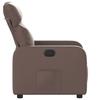 Vidaxl Foldable Armchair, Brown, Faux Leather