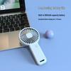 Rechargeable Mini Handheld Fan - Portable, Silent, and Lightweight for Dormitory or Desktop Use, Perfect as a Gift.