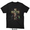 Camouflage Kreuz Angeln Glaube Christlicher Fischer Jäger Jagd T-Shirt