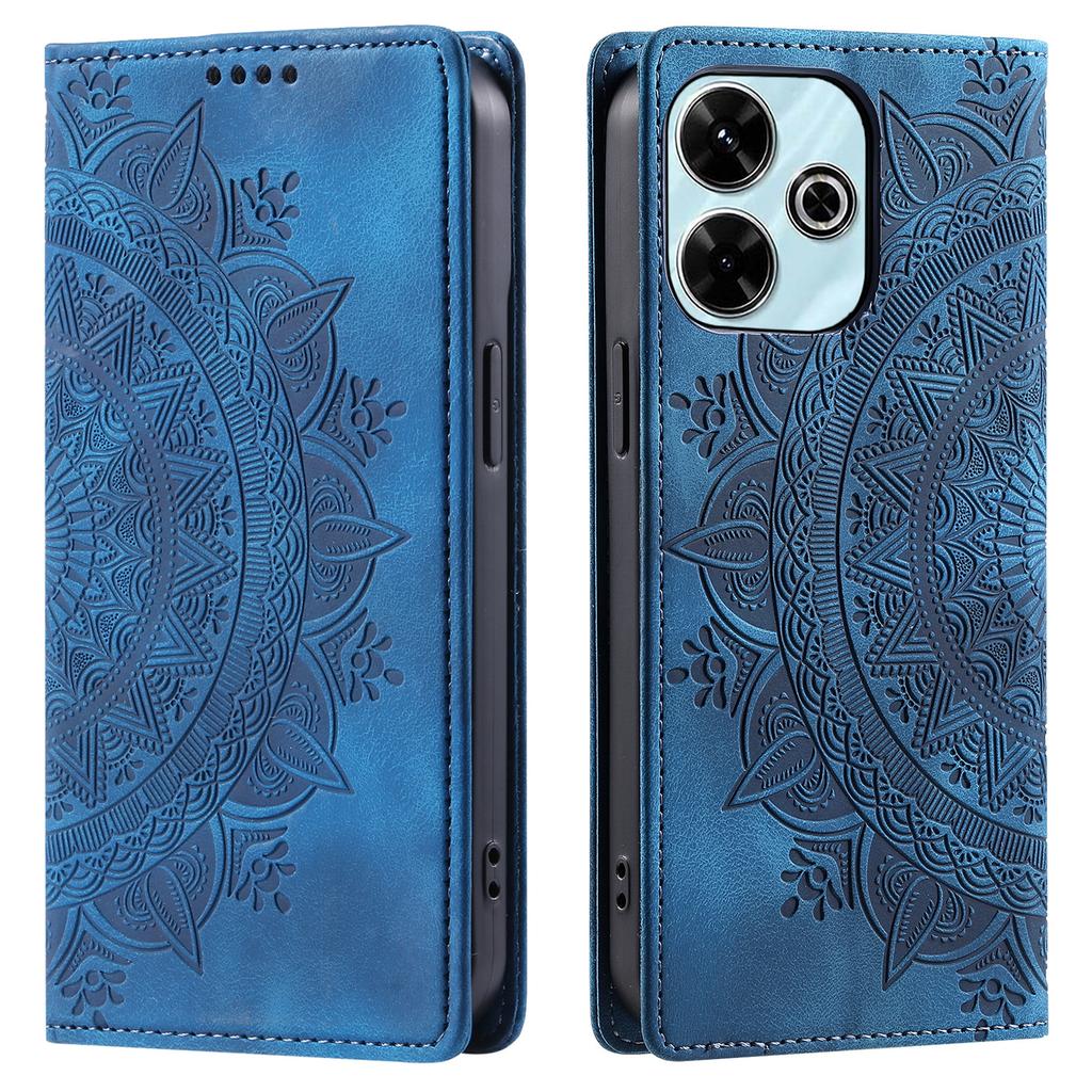 Style-010 For Xiaomi Redmi 13 5G/4G Case Magnetic Closing Leather Phone Cover Pattern Imprinted