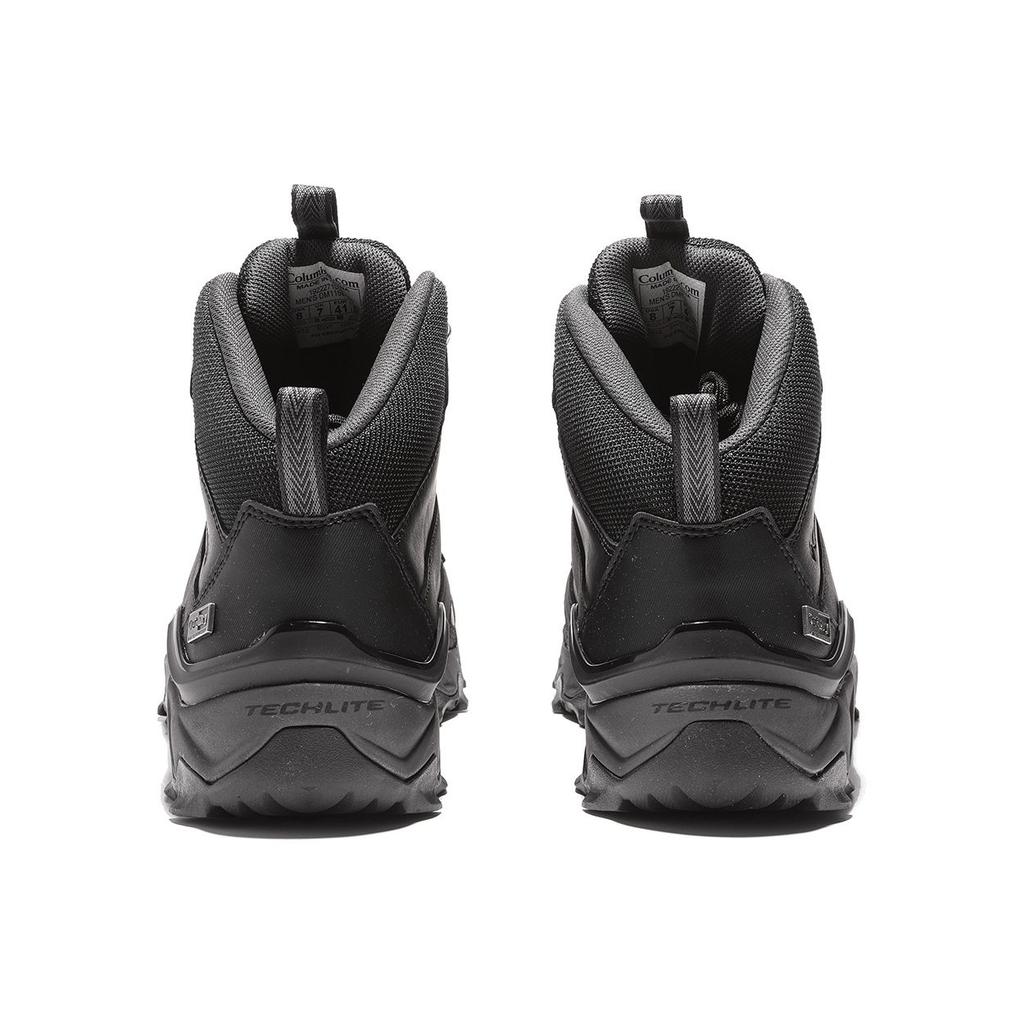 Columbia Outdoor Waterproof Slip-Resistant Shock-Absorbing Durable Mid-Top Hiking Shoes Men hiking shoes Black DM1158-010