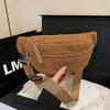 Lamb Fur Bag for Women's Winter New Trendy Ins Versatile Commuting Waist Bag Plush Single Shoulder Crossbody Chest Bag 2026 New