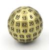 Kostka rpg kula przeznaczenia metalowa kość stuścienna k100