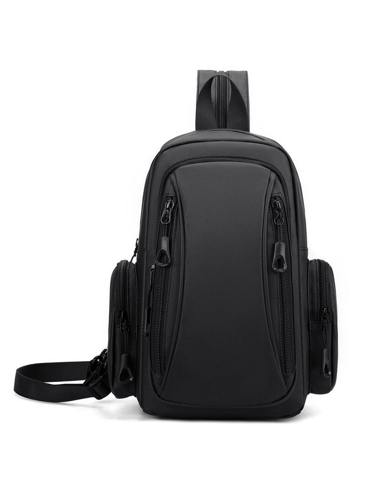 New Men's High-End Urban Minimalist Shoulder and Chest Bag