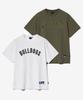 YALE 2-Pack Bulldogs Arch Short Sleeve T-Shirt White/Khaki