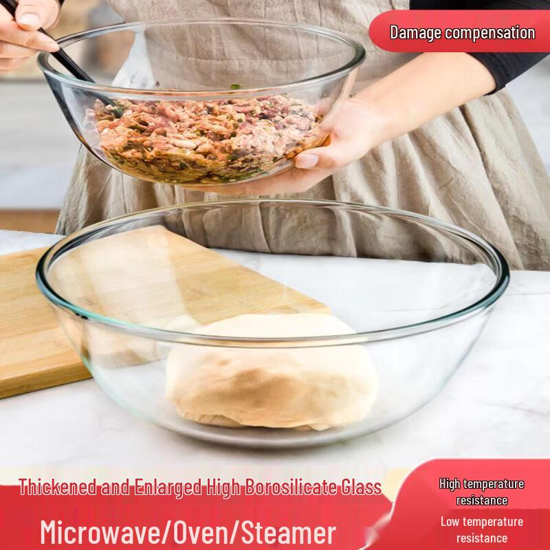 Multifunctional High-Temperature Glass Mixing Bowl