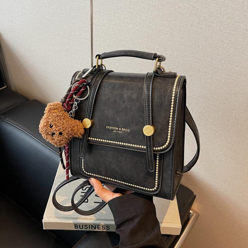 Design sense niche bag women's casual backpack handbag retro going out backpack