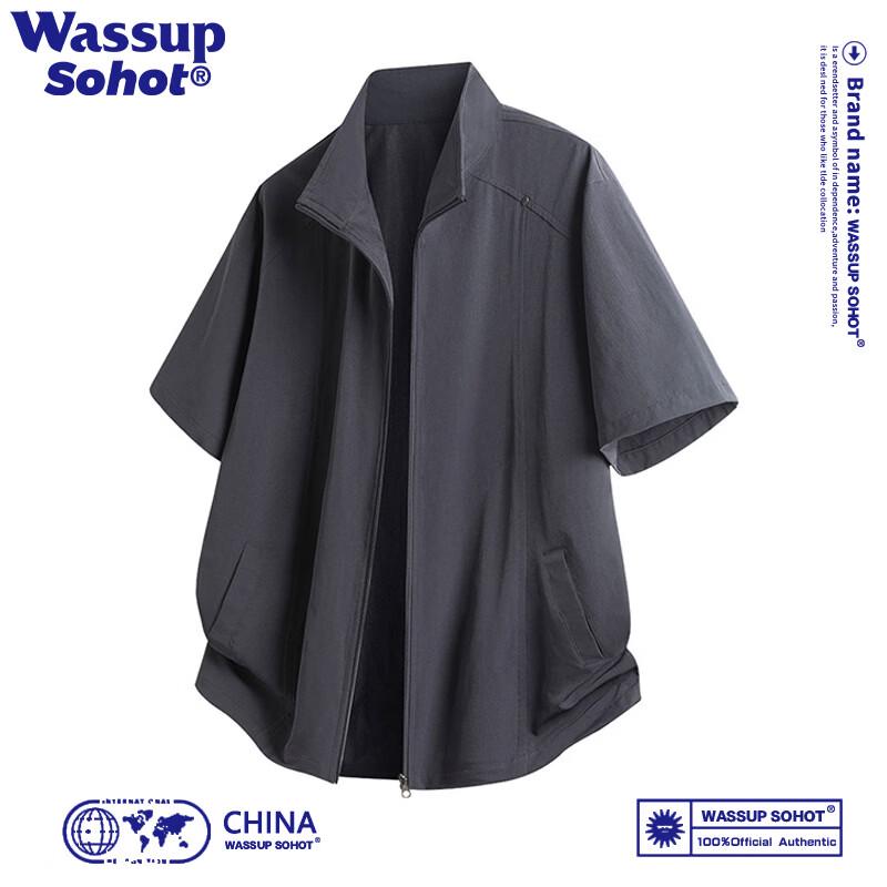 Wassup Sohot Men s Summer Short Sleeve Tops XL