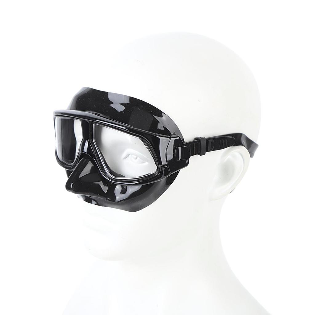 Clear View Swimming Goggles with Anti Fog, UV Protection and Tempered Glass Lens for Snorkeling