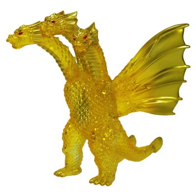 Charakterinhaltsproduktion CCP Mittlere Serie Godzilla EX Godzilla King Ghidorah King Ghidorah Klar Gelb Ca. 130mm PVC-Figur (KPCh)