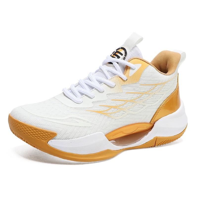 Unisex Low-Cut Basketball Shoes Mesh Upper Breathable MD Sole Court Training Sneakers