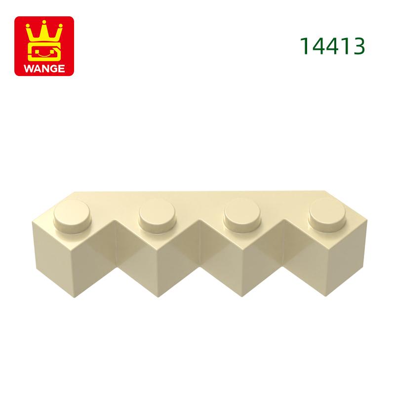 

47Pcs/Lot 14413 4x4 Wedge Facet Construction Blocks Moc House Accessories Works With featuring Block Building Children Playthings Present Bo about 47pcs
