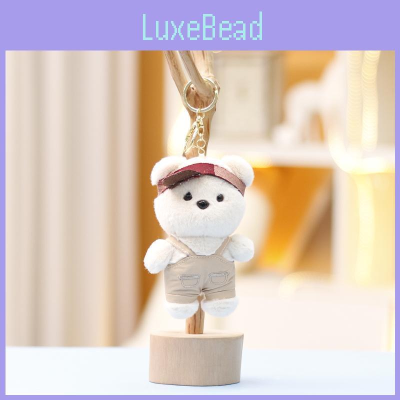 Teddy Bear Suspenders Plush Keychain Doll Bag Pendant Toy Animal Gifts Cartoon