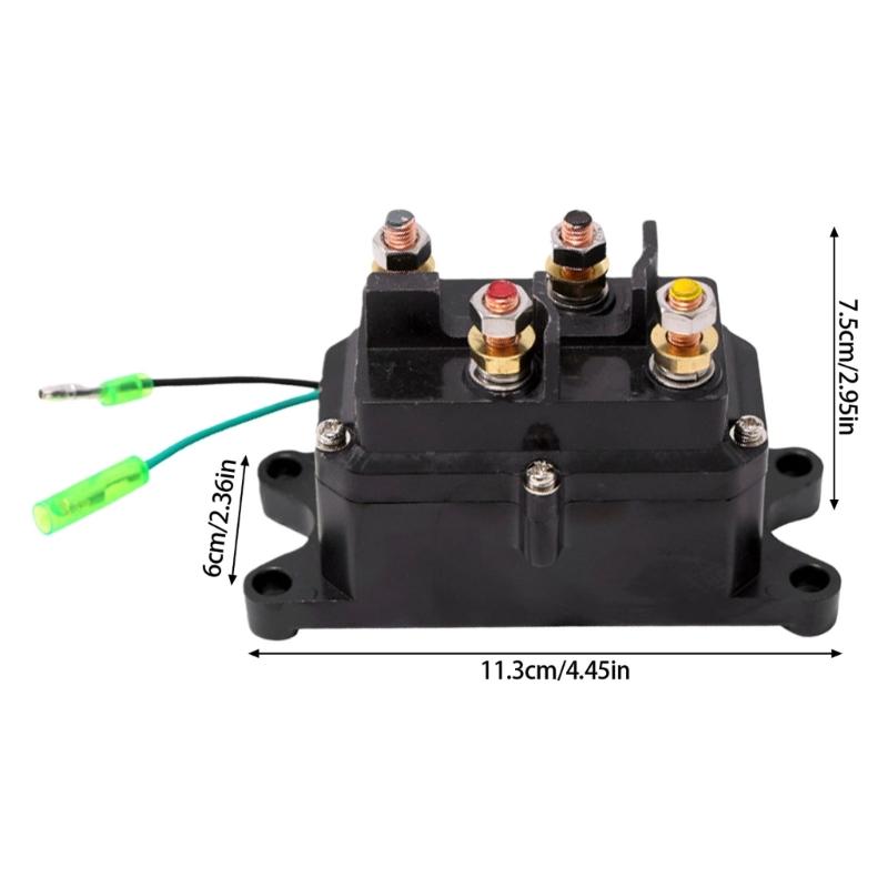 12V 300A Heavy Current Winch Relays Winch Relays Solenoid Heat Resistant For Off Road Vehicle Accessories