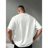 Men's Casual Slim Fit Letter Print Short Sleeve T-Shirt, PLUS SIZE