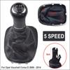 5 / 6 Speed Car Shift Gear Knob With Leather Boot For OPEL VAUXHALL CORSA D 2006 2007 2008 2009 2010 2011 2012 2013 2014