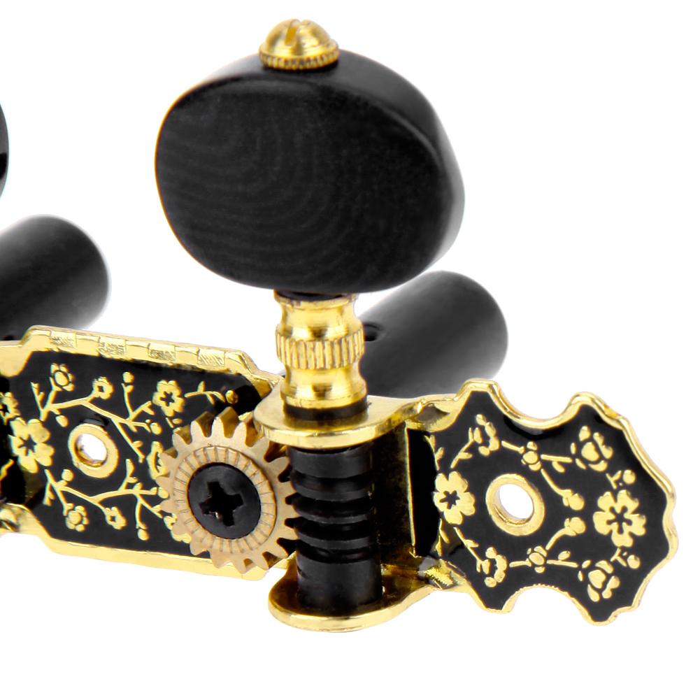 2Pcs Guitar Machine Heads Reusable Professional Guitar Knob Parts Metal Locking String Tuning Pegs for 6 String Guitar