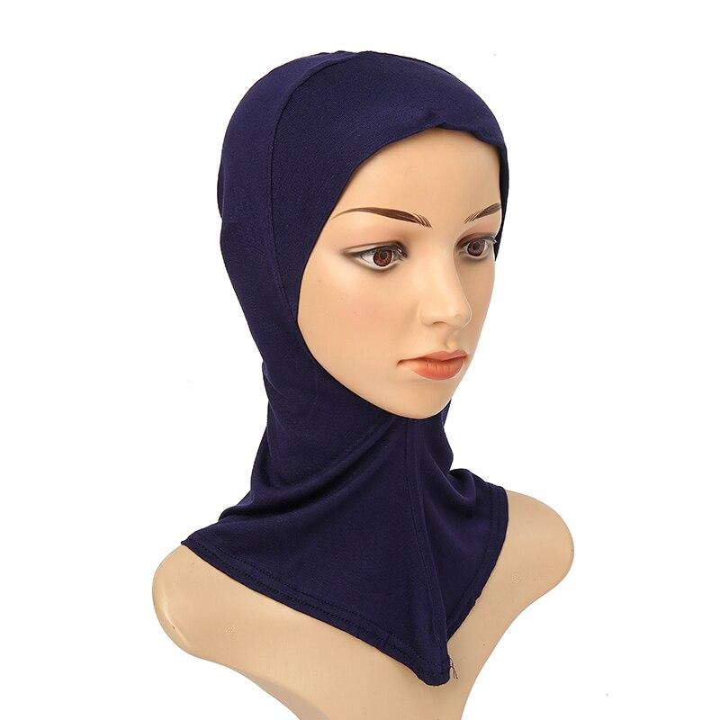 Muslimische Vollabdeckung Unterkappe Damen Baumwoll-Jersey Hijab Elastische Haube Einfaches Untertuch Mode Inneres Stirnband Turban