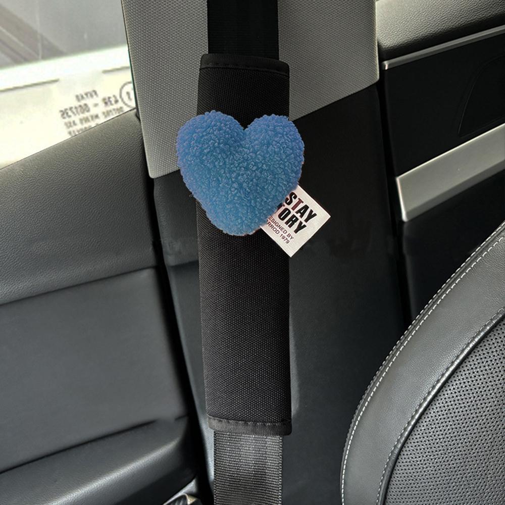 Love Heart Car Seatbelt Shoulder Pad Soft Car Seat Belt Cover  Car Decoration