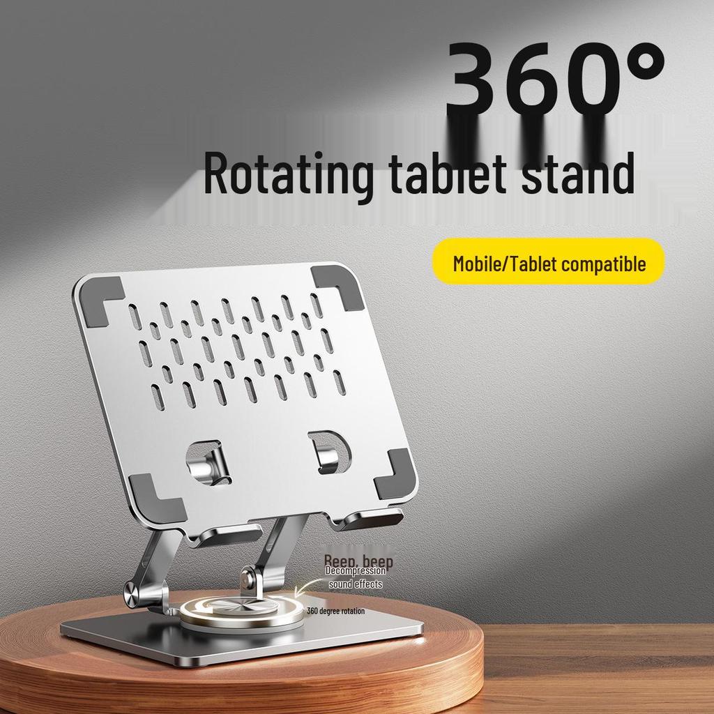 360° Rotating Tablet Stand for iPad, Phones, and Gaming Tablets