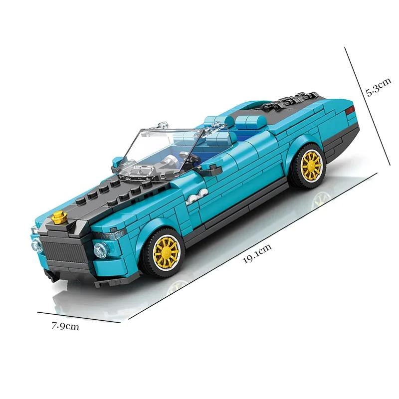 Speed Car Series Vehicle Building Blocks Supercar Set Racing Sports Car Classic MOC Model Bricks DIY Toy Kid Holiday Gifts