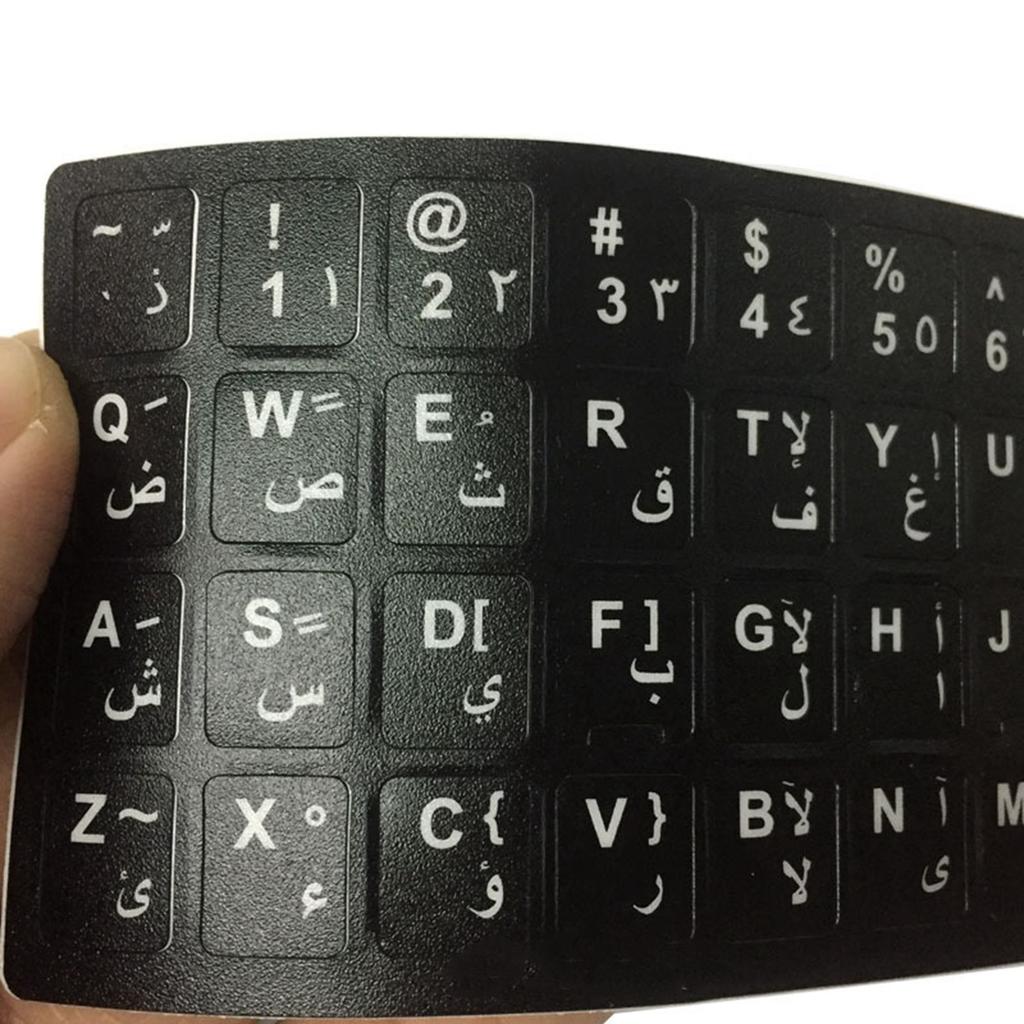 Thai Keyboard Stickers 15.6in Wear Resistant PVC Frosted Texture Durable Computer Keyboard Skins for Thai Laptop Thai