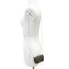 Great FENDI Nano bucket FF Logo Metal Zucca Pattern 2-Way Chain Shoulder Pouch Used
