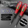 2-in-1 Digital Display Voltage Tester Screwdriver Multi Functional LED Digital Display Intelligent Test Pen For Electricians
