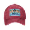 Backstreet Boys Music Group Washed Denim Baseball Caps Snapback Baseball Hats Breathable Casquette Outdoor for Men's And Women's