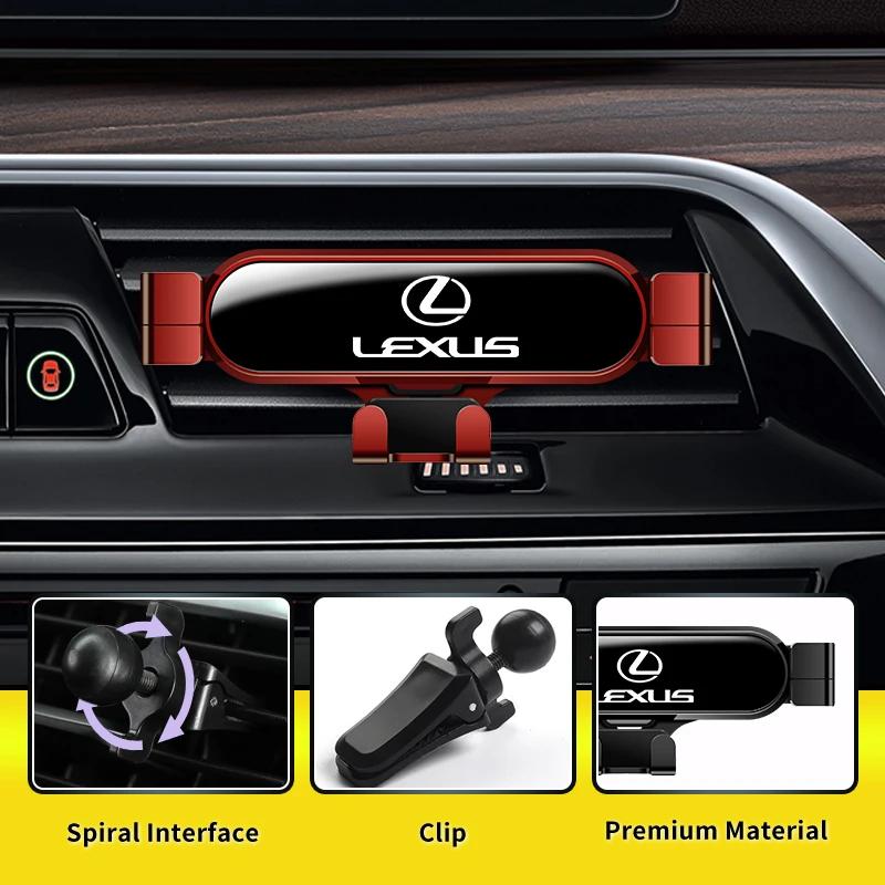 Car Gravity Phone Holder Cell Stand Smartphone GPS Support Accessories For Lexus IS250 IS200 ES350 GS400 GS430 GX460 HS250h IS30JE2 