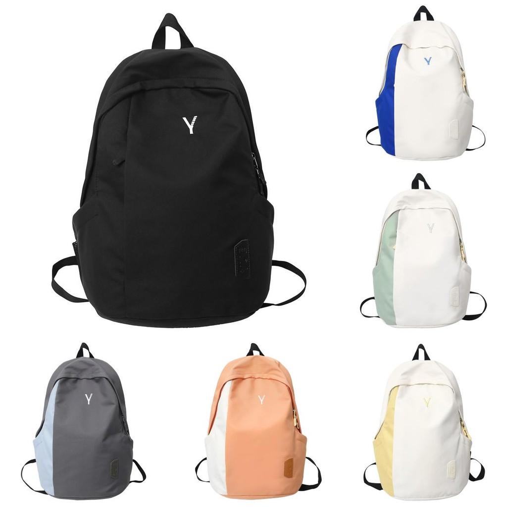 Color Simple Blocked Letter Decoration For Student Backpacks For Use Daily