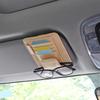 Automotive Sun Visors Eyewear Card Clip Glasses Organizers Space Saving Designs for Commuters and Long Distance Drivers