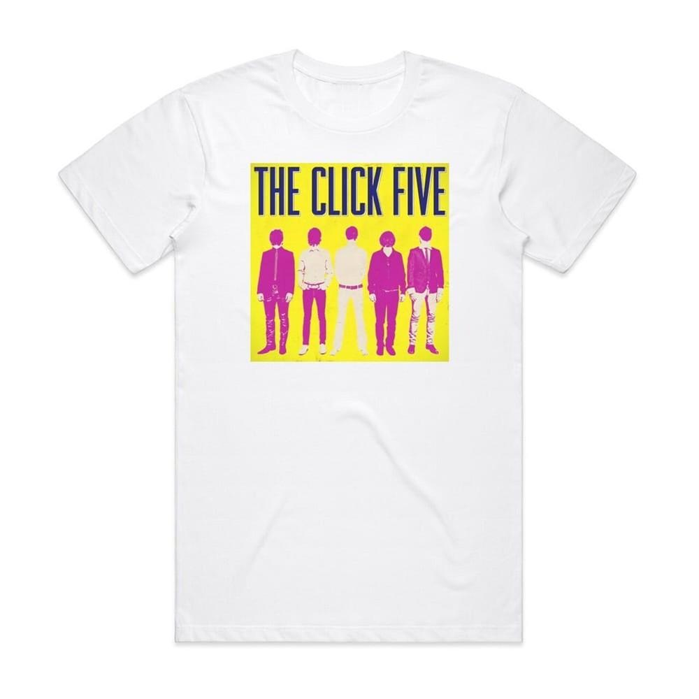 The Click Five Tcv Album Cover T-Shirt White Full Size Unisex T-Shirt XXL