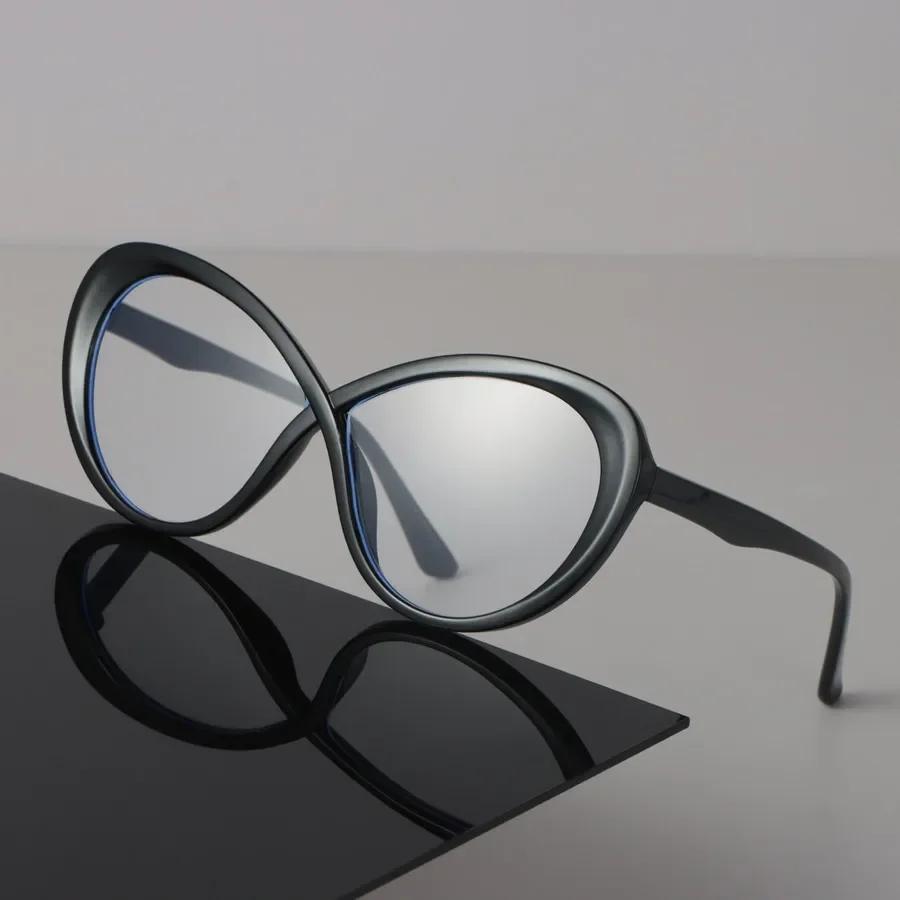 Minimalist Luxury Transparent Glasses Cool Round Frame Eyeglass Women Men Cool Clear Lens Frame Glasses