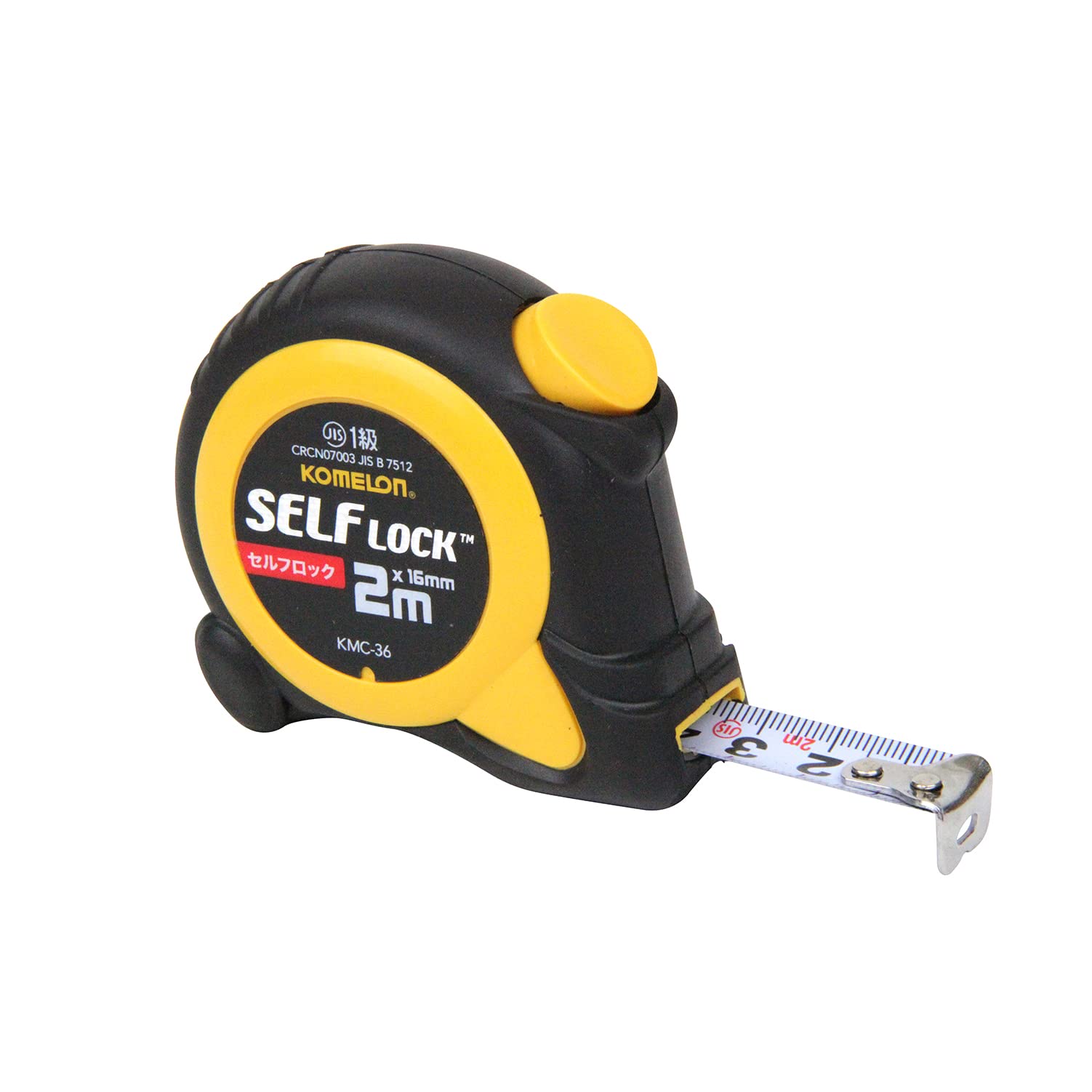 

Komelon Convex 16 Auto stop function Self-lock 16mm×2m KMC-36