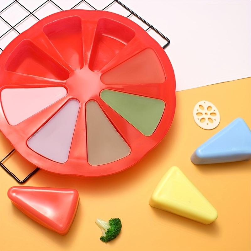 Silicone Triangle Cake Mold Set - Non-stick, 8-well Baking Pan for Brownies, Pancakes, Cupcakes,Etc. - Perfect for Weddings,Festivals and Daily Baking