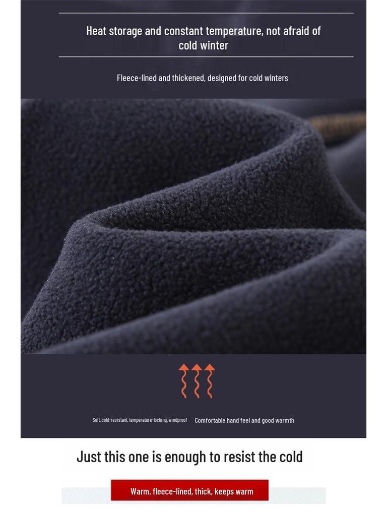 Corduroy Fleece-Lined Pants for Boys - New Autumn/Winter 2025 Style, Straight-Leg, Casual.