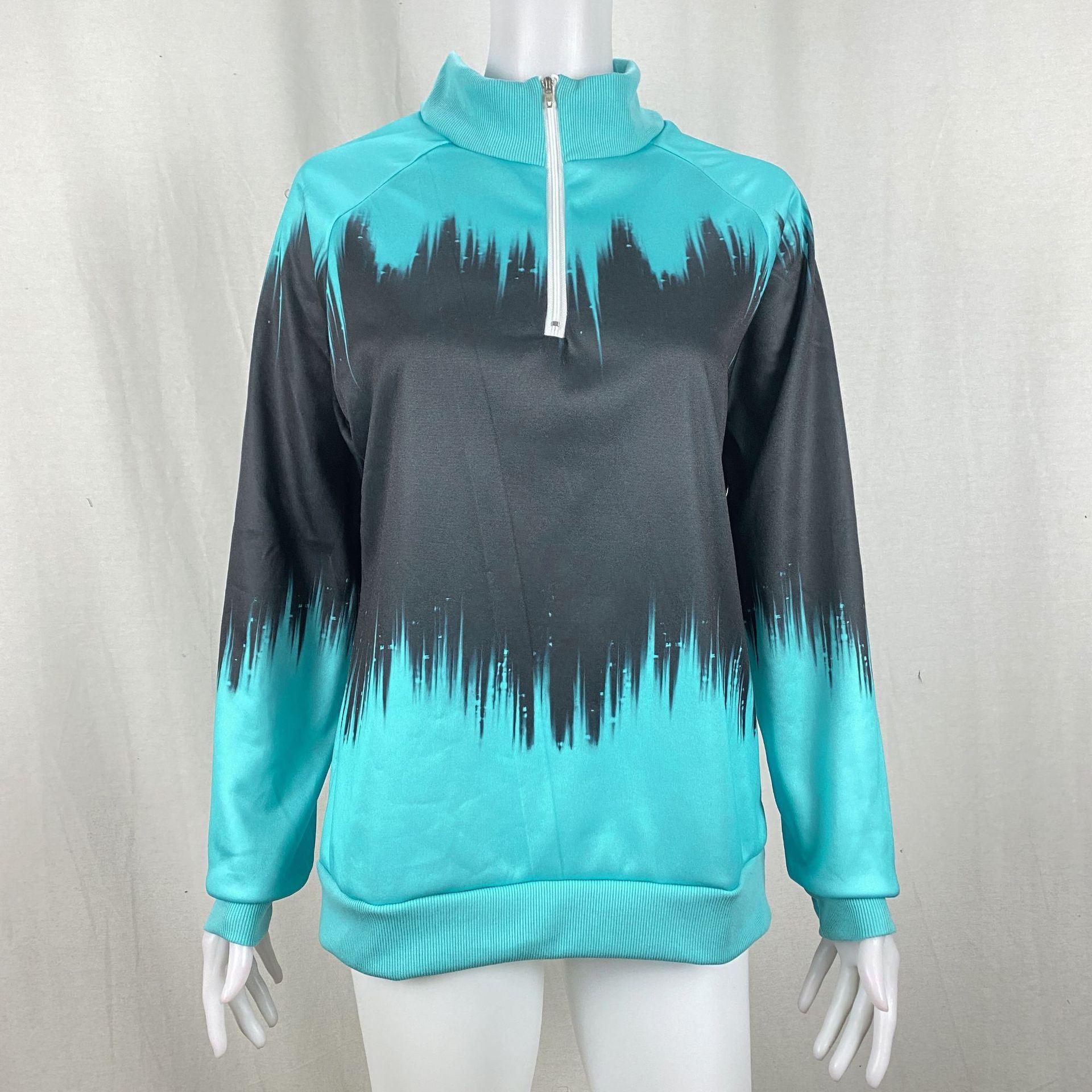 

Женская толстовка с длинными рукавами и полушубком на молнии, кардиган, мешковатые теплые женские топы, пальто, модные повседневные толстовки, свитшоты XXXL чёрный/синий