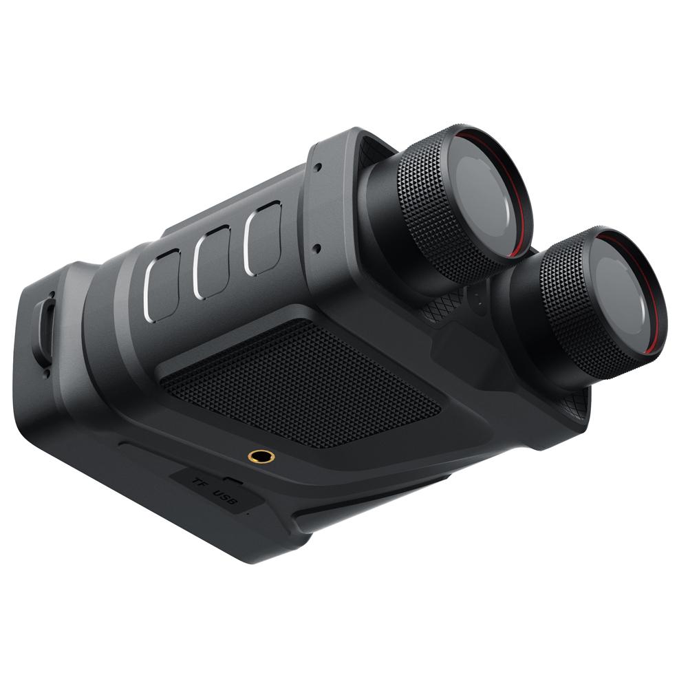1080P Portable Binocular Goggles Device Day Night Use Photo Video Taking 5X Digital Zoom 300M Full Dark Viewing Distance for Outdoor Hunt Boating Jour