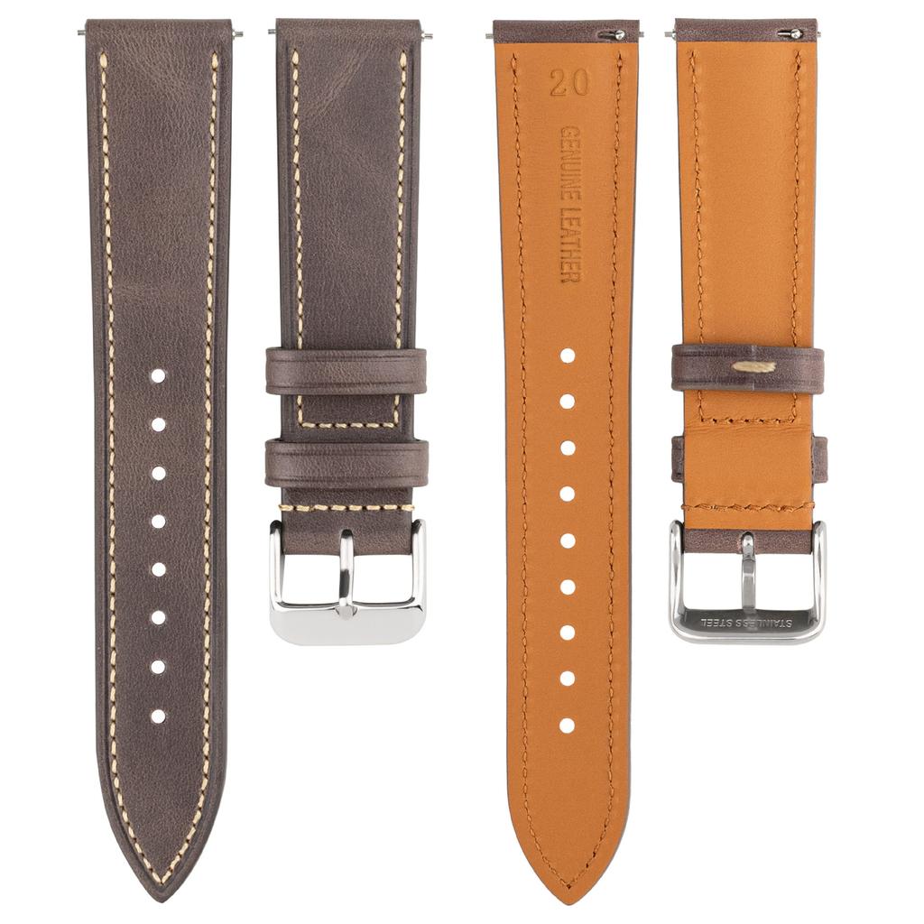 Leather Wristband 18202122Mm Oil Wax Leather Strap For Uawatc4 Pro Gt45