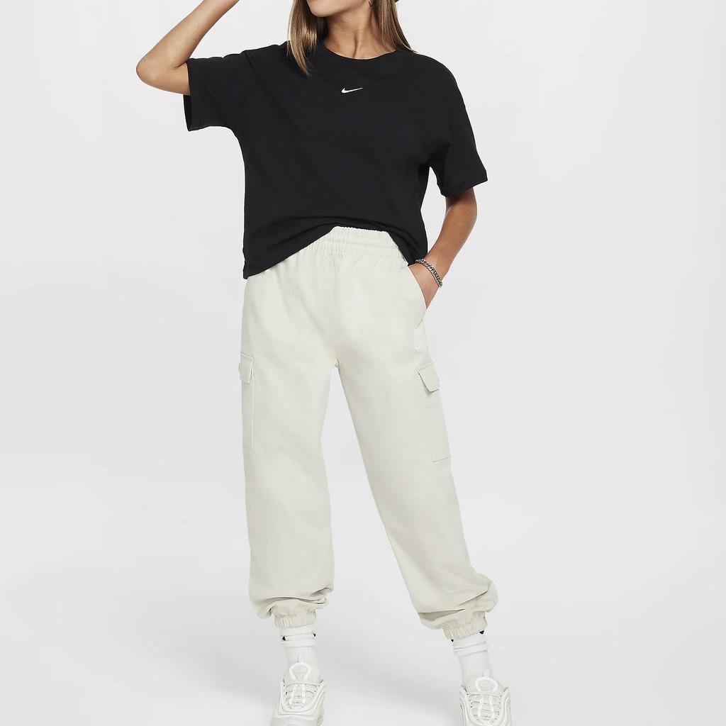 Nike Sportswear Essentials Series T-Shirt Soft Comfortable Casual Short Sleeve Unisex Tops Black FZ5559010