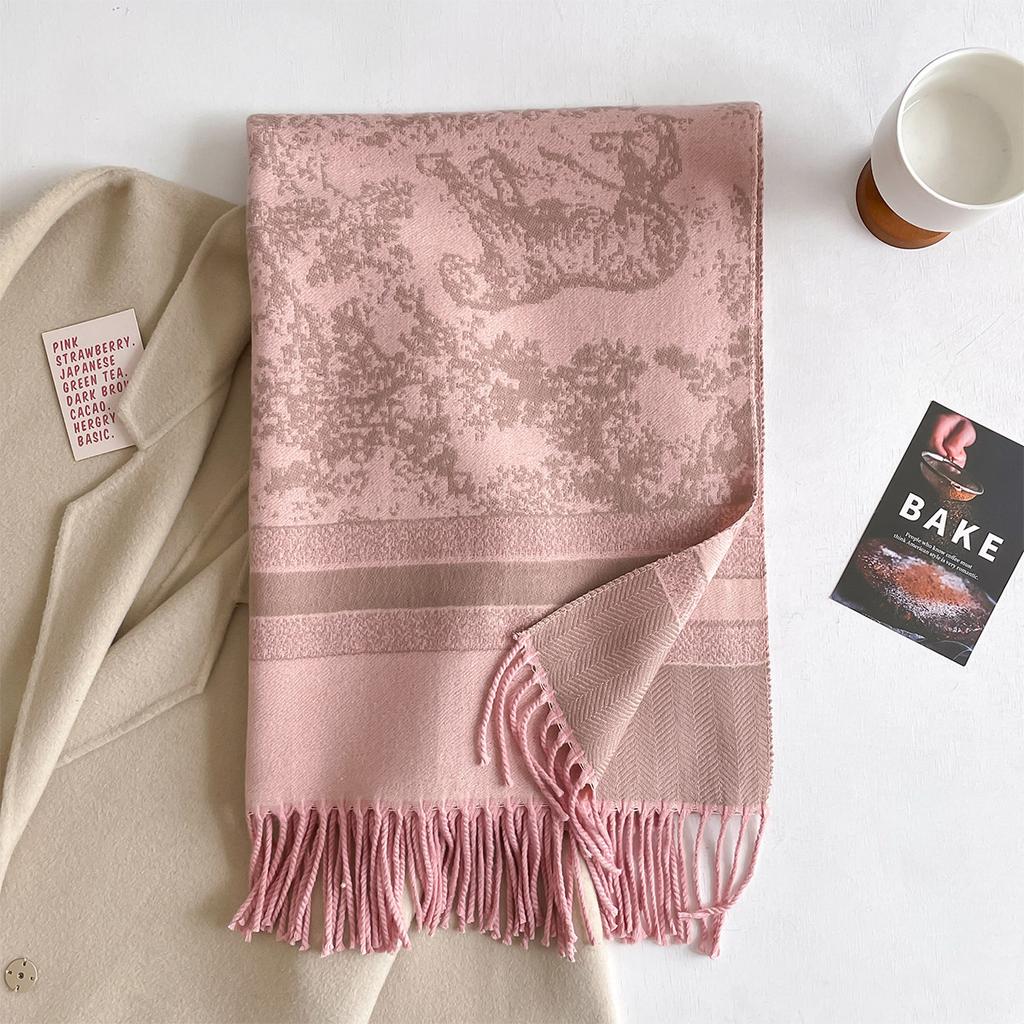 Women Winter Warm Cashmere Scarf Luxury  High Quality Pashmina Shawl Wrap Bufanda Hijab Travel Stoles Echarpe Blanket