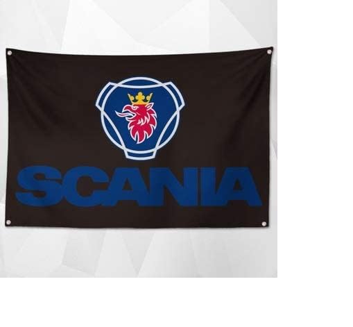 Scania Logo" Flag Banner Measures Approximately 35.4 X 23.6 Inches (90 X 60 Cm),